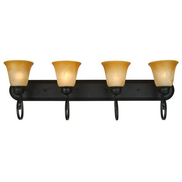 Yosemite Home Decor Royal Arches 4-Light Incandescent Bathroom Vanitys-DISCONTINUED