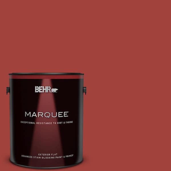 BEHR MARQUEE 1 gal. Home Decorators Collection #HDC-SM16-12 Tomato Slices Flat Exterior Paint & Primer