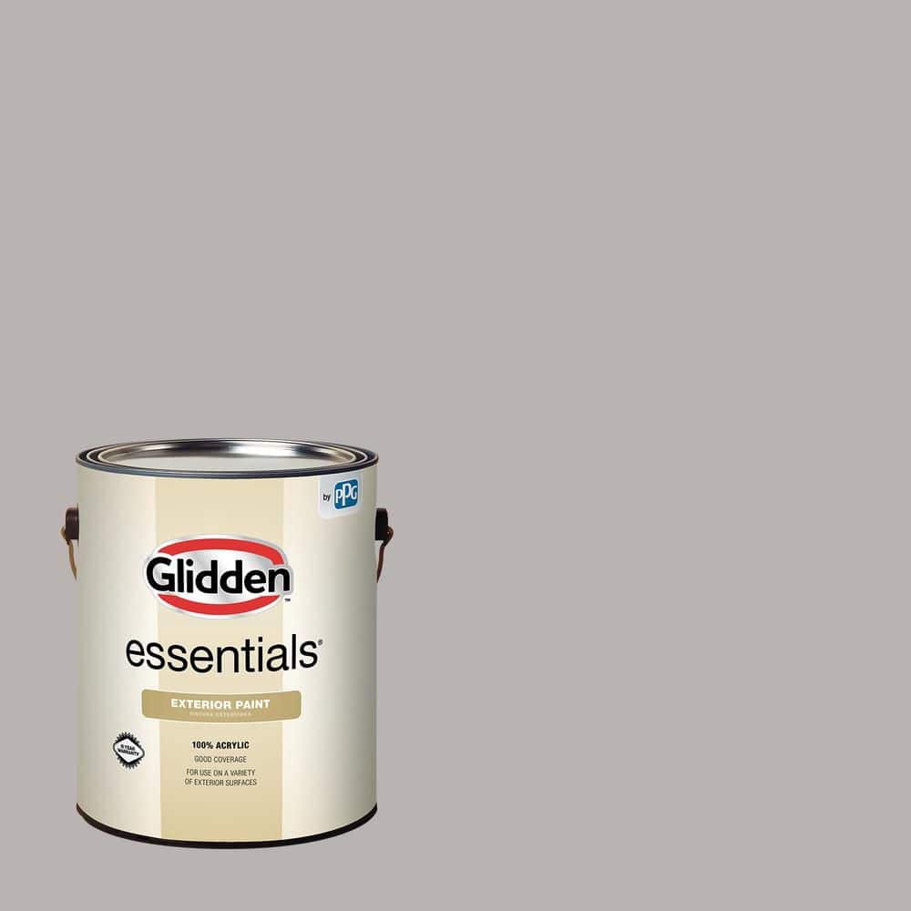 Glidden Essentials 1 gal. PPG1002-4 Gray Marble Flat Exterior