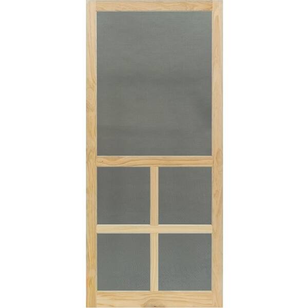 Kimberly Bay 29.75 in. x 79.75 in. Victoria Stainable Screen Door