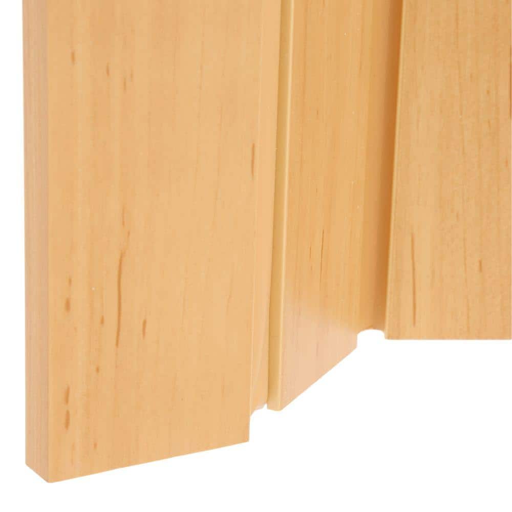 Echo Light Wood PVC Accordion Closet Door