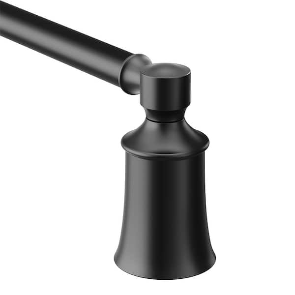 MOEN Dartmoor 24 in. Towel Bar in Matte Black