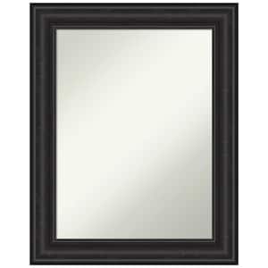 Shipwreck Black 23.5 in. H x 29.5 in. W Framed Non-Beveled Wall Mirror in Black