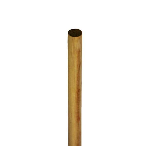 Waddell Hardwood Round Dowel - 36 in. x 1.375 in. - Sanded and Ready for Finishing - Versatile Wooden Rod for DIY Home Projects
