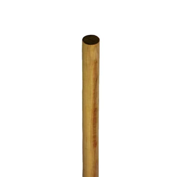Waddell Hardwood Round Dowel - 36 in. x 1.5 in. - Sanded and Ready for Finishing - Versatile Wooden Rod for DIY Home Projects