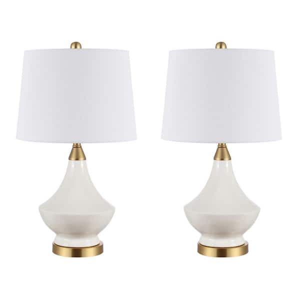 white lamps set of 2