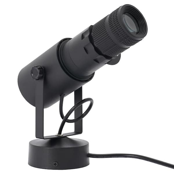 8.85 in. 15-Watt Equivalent Integrated LED Black Follow-Spot Light, Pinspot Light, High Bay Light, 5500K