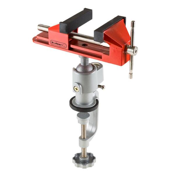 Stalwart 3 in. Jaw Universal Vise with Swivel Base