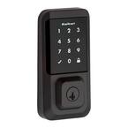 HALO Matte Black Touchscreen WiFi Keypad Electronic Single-Cylinder Smart Lock Deadbolt featuring SmartKey Security
