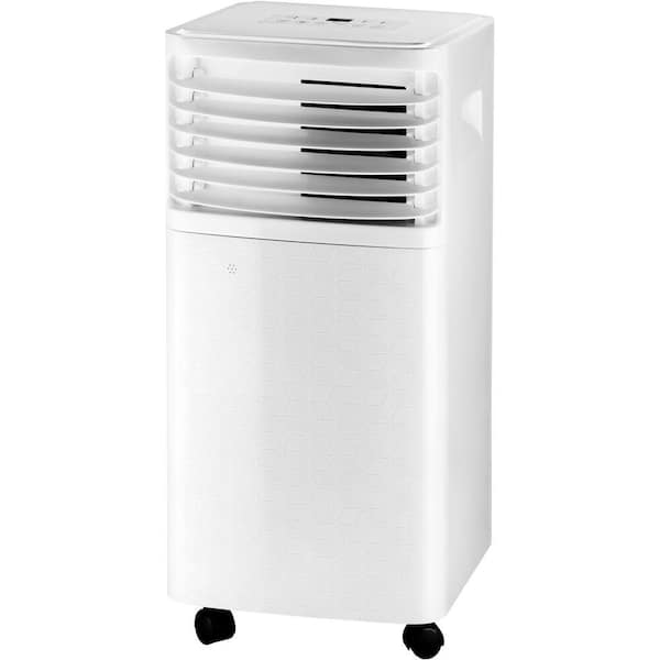 BLACK+DECKER 7500-BTU DOE (115-Volt) White Vented Portable Air Conditioner  with Heater with Remote Cools 700-sq ft in the Portable Air Conditioners  department at