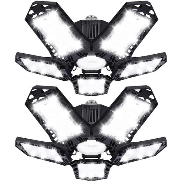 Operfurni 100Watt LED Deformable Garage Light(2Pack) MH7KB62 The