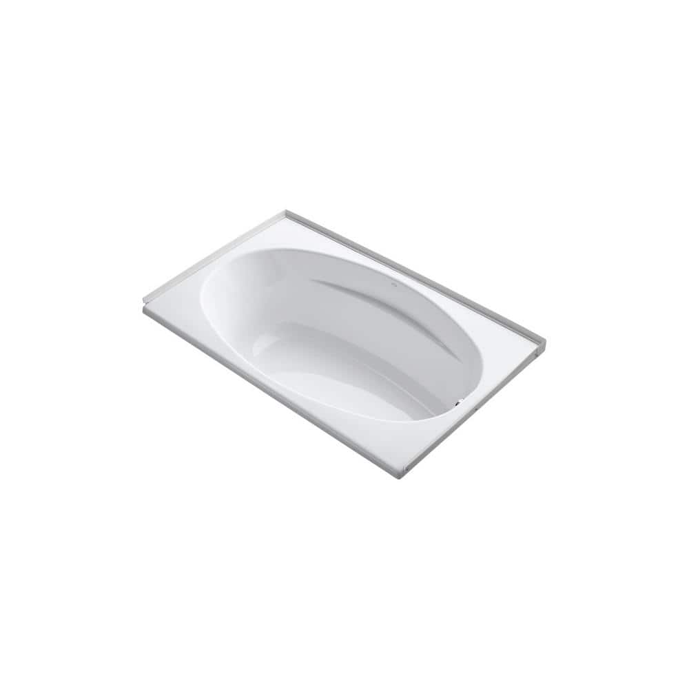 Proflex 60 in. x 36 in. Rectangular Soaking Bathtub with Right-Hand Drain i
