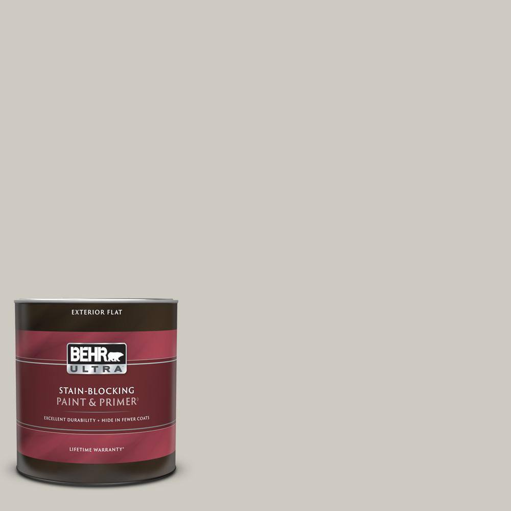 BEHR ULTRA 1 Qt. 790C3 Dolphin Fin Flat Exterior Paint & Primer