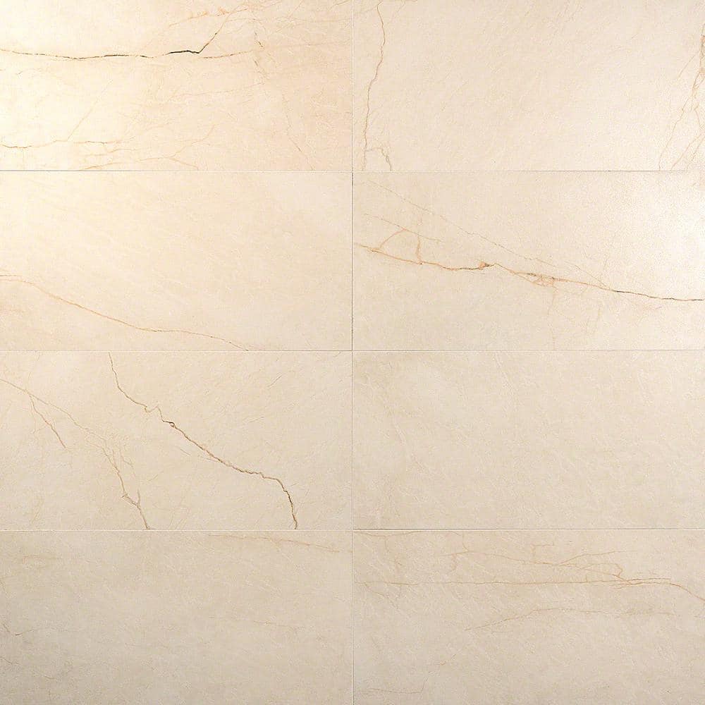Marmo Beige 4 in. x 0.39 in. Matte Marble Look Porcelain Tile Sample price history on PriceWatchPro