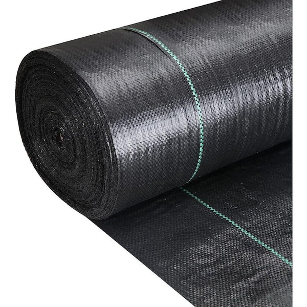 Commercial Weed Barrier Heavy Duty 3.5OZ Driveway Fabric 6x300 ft for Road French Drain Erosion Control Projects