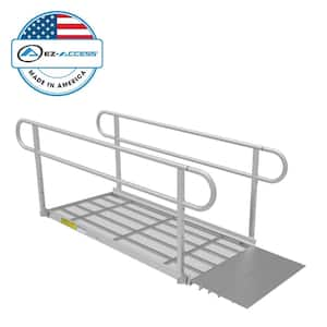 PATHWAY 3G 6 ft. Ramp Kit with Expanded Metal Surface and Two-line Handrails