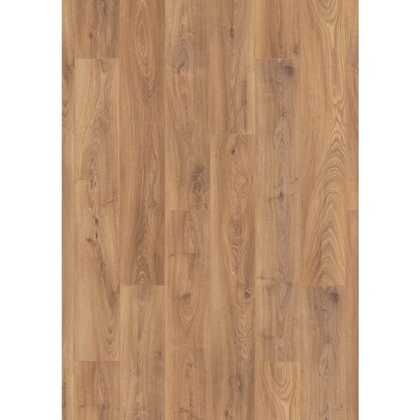 Krono Original Firebrand Oak Solid 8mm T x 7.67 in. W Laminate Wood Flooring(24.32 sq. ft./case)