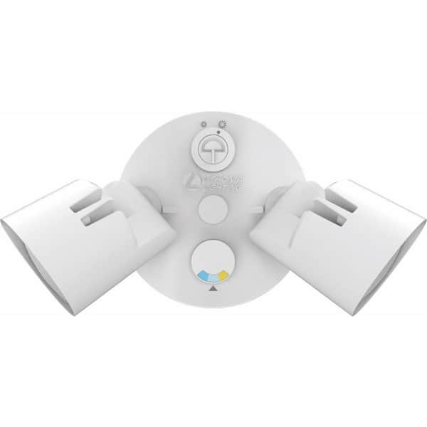 Lithonia Lighting Contractor Select HGX Adjustable Lumen and Color Temperature White Outdoor Integrated LED Flood Light with Photocell