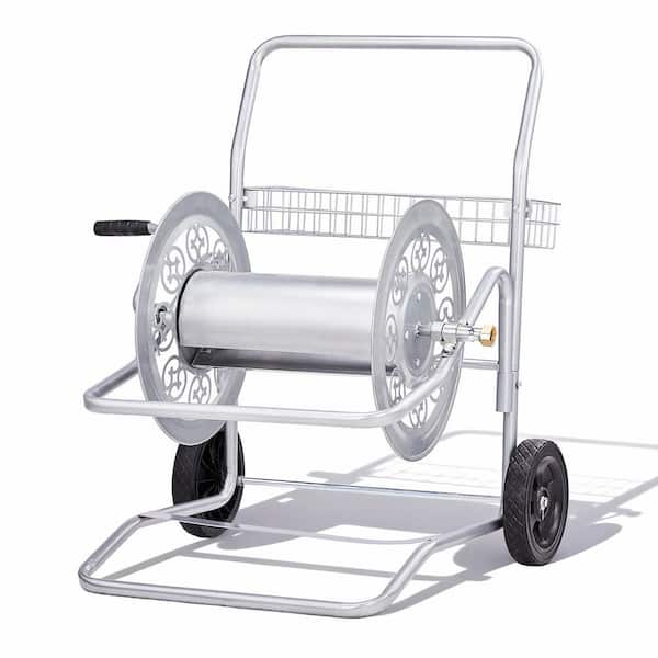 Heavy Duty 200 ft. Garden Water Hose Carts Mobile Tools