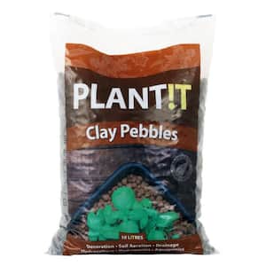 2 HYDROFARM PLANT!T 10L 8 mm to 16 mm Stable pH Soil Aeration Clay Pebble Bags