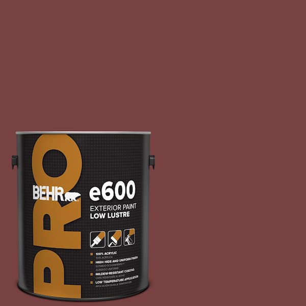 BEHR PRO 1 gal. #PPF-01 Tile Red Low Luster Exterior Paint