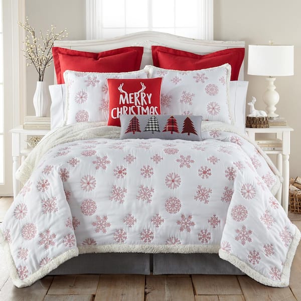 christmas chanel bedroom king size comforter set 10 pieces