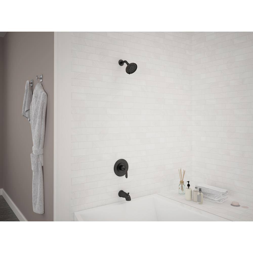 Majestic Oil-Rubbed Bronze Wall-Mount Tub and Shower Faucet