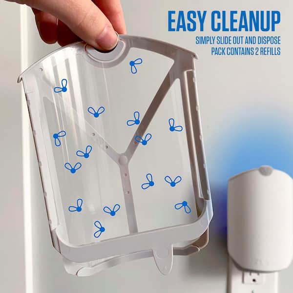 Fruit Fly Traps Refills with 16pcs Sticky Pads Traps, Safe 4pcs Gants Trap  Bait Refills Liquid Replacement for Indoors Outdoor Kitchen Home Plant
