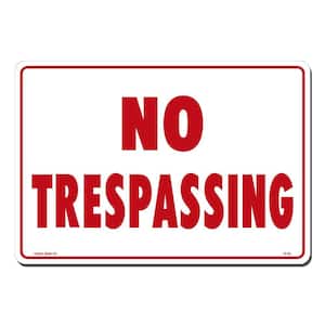 No Trespassing 24 Hour Video Surveillance Yard Sign - In Stock