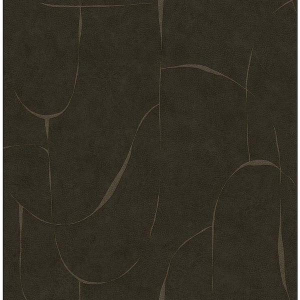 GALEY ALIX 17.08 sq. ft. Espresso Mocking Jay Vinyl Peel and Stick Wallpaper Roll
