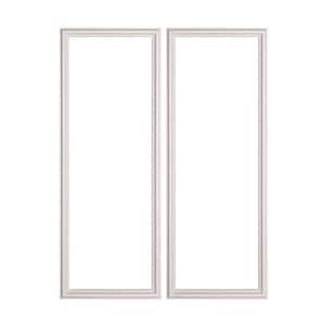 Trim Fast 9/16 in. D x 11-13/16 in. W x 31-1/2 in. L Primed Polystyrene Picture Frame Corner With Adhesive Back (2-Pack)