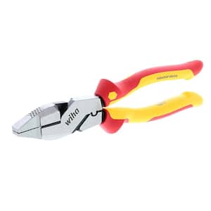 9.5 in. Insulated Industrial NE Style Lineman's Pliers with Crimpers