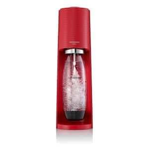 Terra Red Soda Machine and Sparkling Water Maker Kit