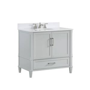 BEMMA Montauk 30 In. W X 22 In. D X 38 In. H Bathroom Vanity In Morning ...