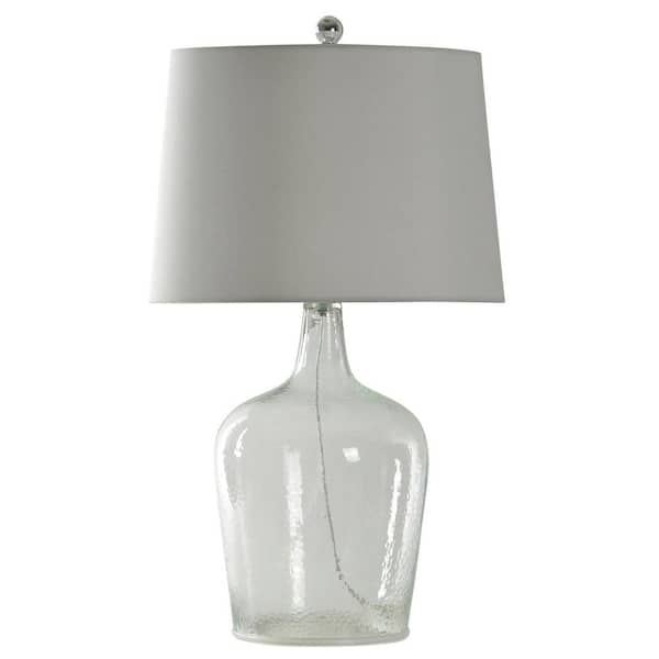 Meyer&Cross Dax 25-1/8 in. Tapered Seeded Glass Table Lamp TL0193 - The  Home Depot