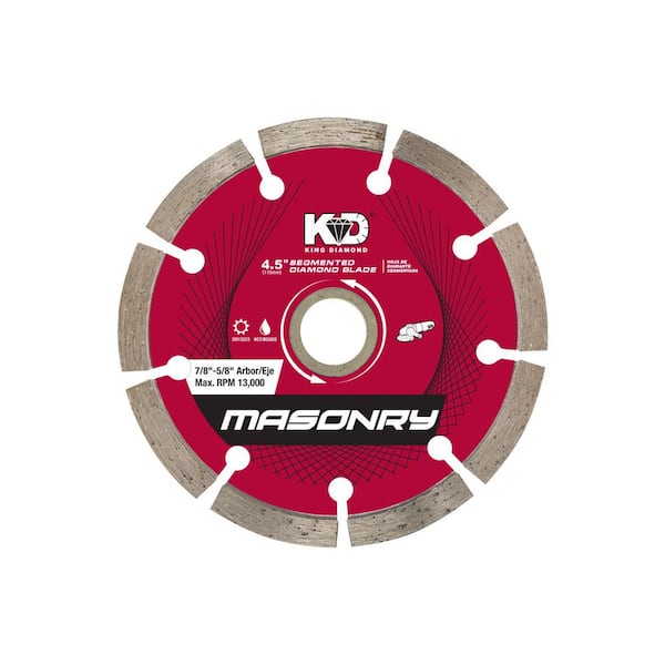 4-1/2 in. Masonry Material Cutting Segmented Rim Diamond Blade