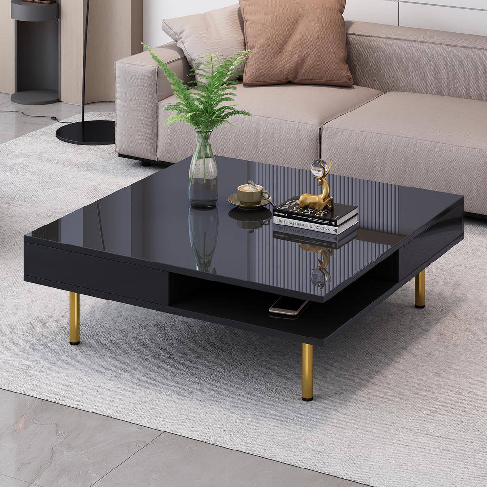【cornice】COFFEE TABLE Barnstone Cornice Rectangle Storage Shelf Coffee Table by