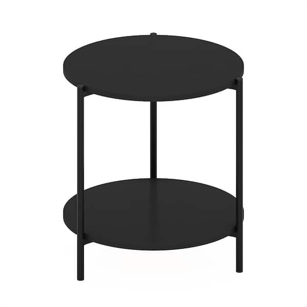 Furinno Besi 15.55 in. Americano Round Wood End Table