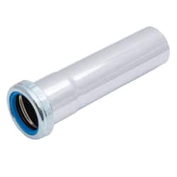Dearborn Brass 1-1/2 in. x 6 in. 17-Gauge Chrome-Plated Brass Slip-Joint Sink Drain Extension Tube