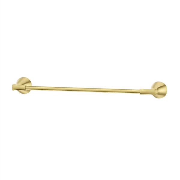 Willa 18 in. Wall Mounted Towel Bar in Brushed Gold
