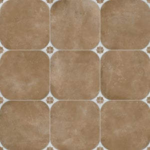 Tetuan Terra 17-3/8 in. x 17-3/8 in. Porcelain Floor and Wall Tile (14.91 sq. ft./Case)