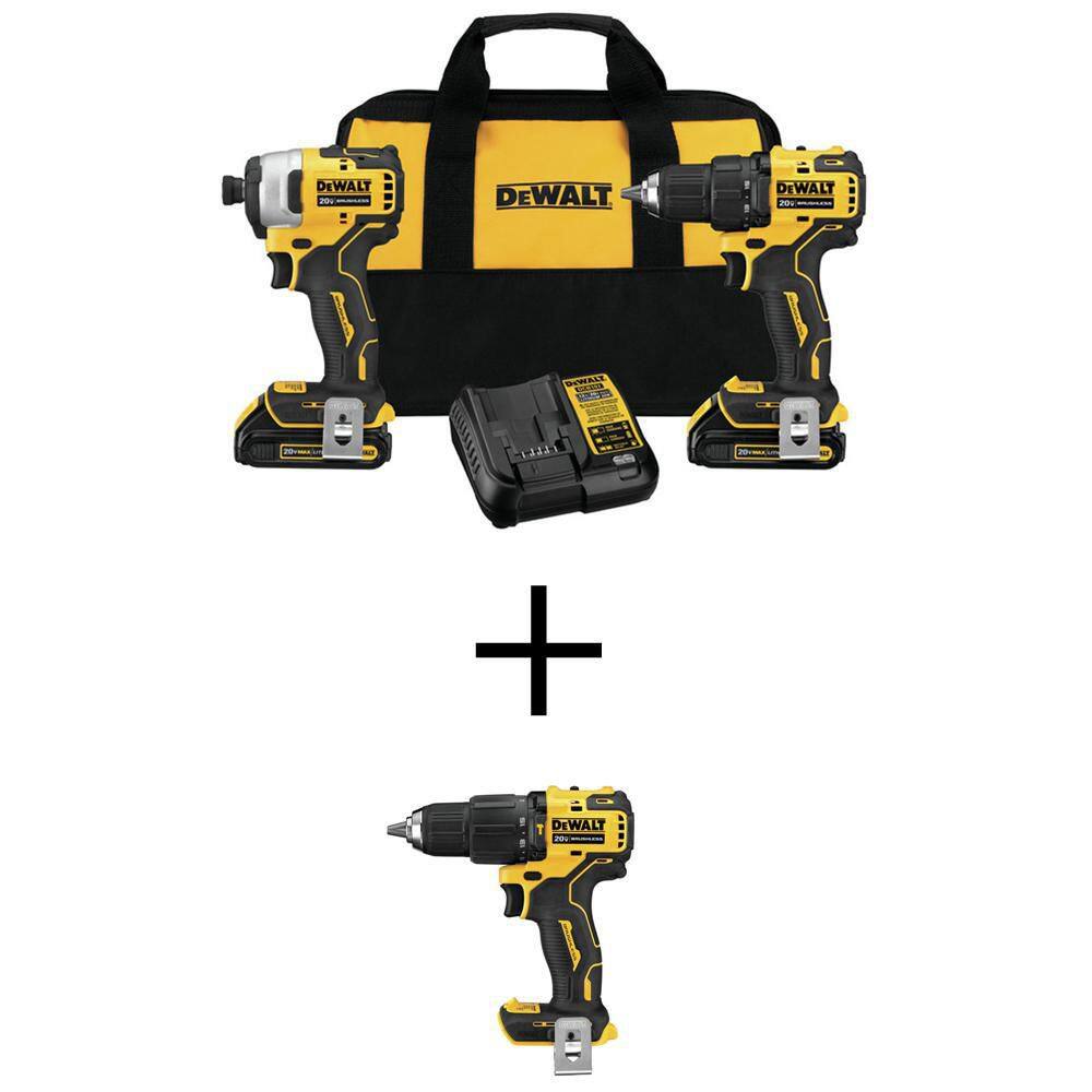 DEWALT 20V MAX XR Drill/Driver Impact Driver 2Tool Combo Kit DCK248D2 Blain's Farm Fleet