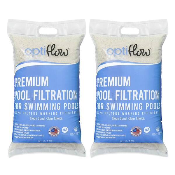 Pure Silica Pool Filter Sand 50 Lbs - 99% Pure For Standard Pool Filter Systems