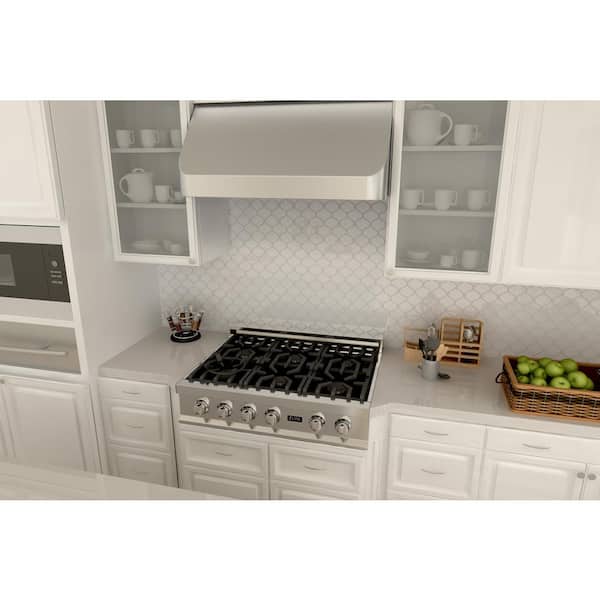 36 in. 700 CFM Convertible Under Cabinet Range Hood in Stainless Steel
