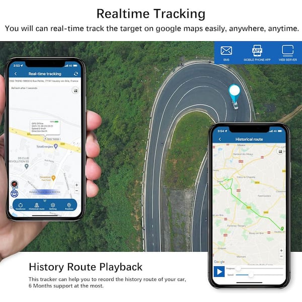Car Tracker GPS Tracker Car TKSTAR 2G TK905 5000mAh 90 Days Standby Vehicle Tracker GPS Locator Waterproof Magnet Free Web APP - 34