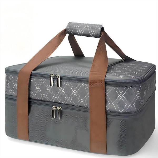 insulated casserole travel tote bag MIAOJIE Carrier, Casserole Carrier for Hot or Cold Food this carrier supports varied outdoor and social needs Numjaw Insulated Casserole Carrier for