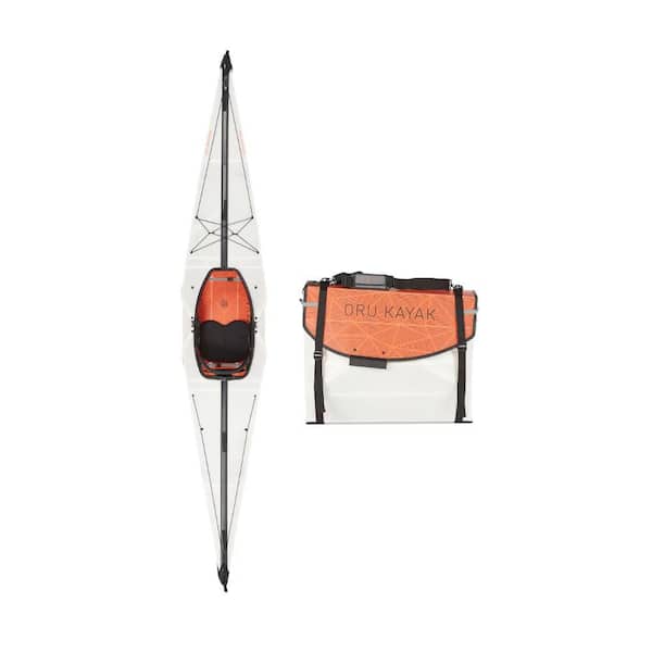 ORU KAYAK Oru Kayak Foldable Kayak Bay ST : Stable, Durable, Lightweight-Lake, River, and Ocean Kayaks-Intermediate (White)