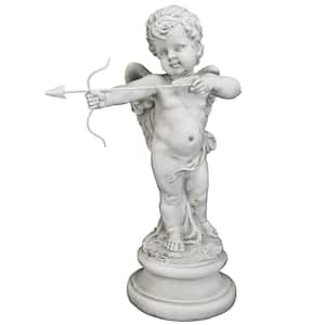 22 in. H Cupid's Message Of Love Statue