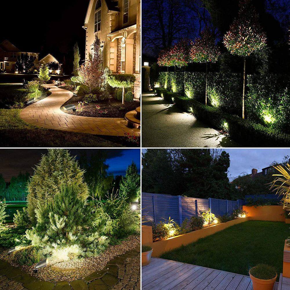Dark Bronze Low Voltage Outdoor Landscape Spot Light Pack