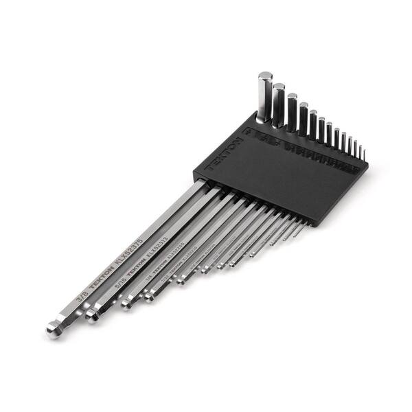 Wiha 66991 13-Piece MagicRing Screw-Holding Ball End Hex Key Set – SAE, Chrome Vanadium Steel